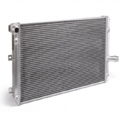 Aluminum Racing Dual Core 2-Row Cooling Radiator For VW Golf GTi/MK5/A5 MT 06-10